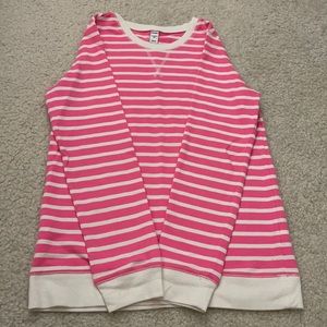 Long sleeve striped top